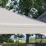Outsunny Waterproof Gazebo Protective Cover 3 x 3 M with Secure Pull Cord Fastening for Outdoor Canopy Protection - Gazebos
