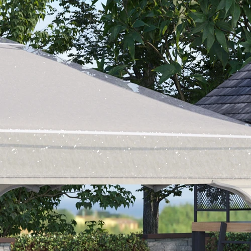 Outsunny Waterproof Gazebo Protective Cover 3 x 3 M with Secure Pull Cord Fastening for Outdoor Canopy Protection - Gazebos