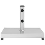 vidaXL Parasol Base 28 kg Square for Ø32/38/48 mm Poles with Durable Concrete Fill for Outdoor Umbrellas - Home Symphony