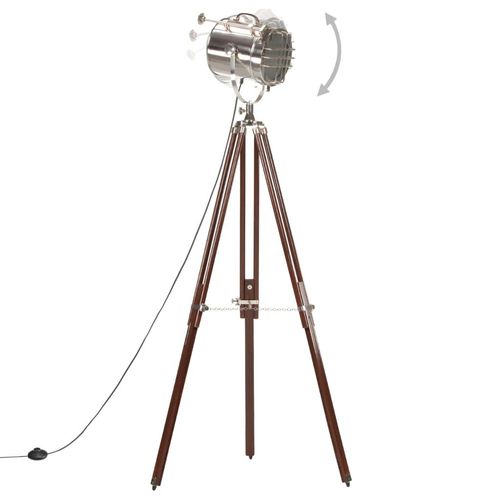 Illuminate your space with the Tripod Floor Lamp Solid Mango Wood 180 cm from Home Symphony, showcasing retro style.