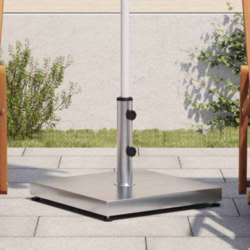 vidaXL Parasol Base 28 kg Square for Ø32/38/48 mm Poles with Durable Concrete Fill for Outdoor Umbrellas - Home Symphony