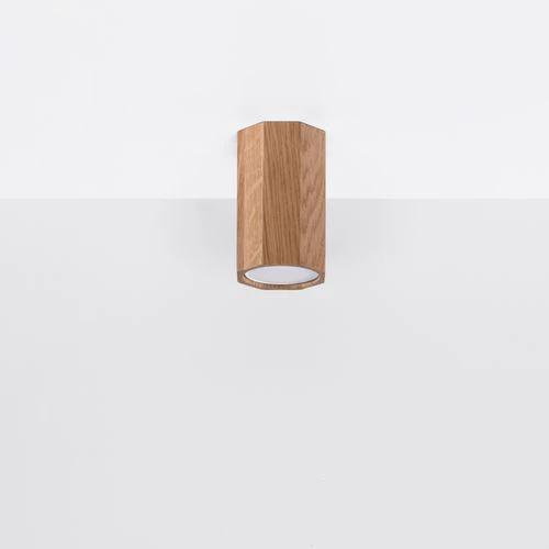 Ceiling lamp wood Zake Scandinavian Design GU10 by Sollux Lighting