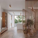 Ceiling lamp wood Zake Scandinavian Design GU10 by Sollux Lighting