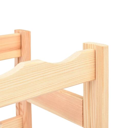 Solid Pinewood Wine Rack for 77 Bottles with Rustic Design for Wine Enthusiasts, showcasing elegant craftsmanship and charm.