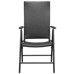 vidaXL 7 Piece Garden Dining Set with WPC Tabletop and Weather-Resistant Rattan Chairs for Outdoor Entertaining by vidaXL