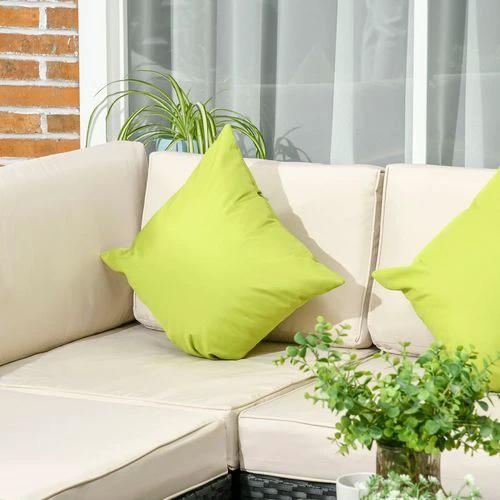 Outsunny Outsunny 8 Pieces Patio Rattan Sofa Set Garden Furniture Set for Outdoor Black - Garden Sofa Sets