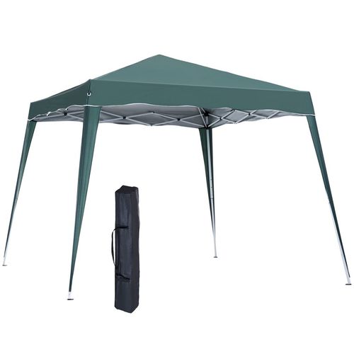 Garden Pop up Gazebo Tent Party Water-resistant 2.5 x 2.5M Green Outsunny - Home Symphony