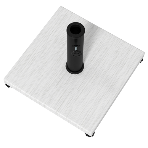 Outsunny 12kg Garden Parasol Base with Adjustable Feet and Tightening Knob for Outdoor Umbrellas - Home Symphony