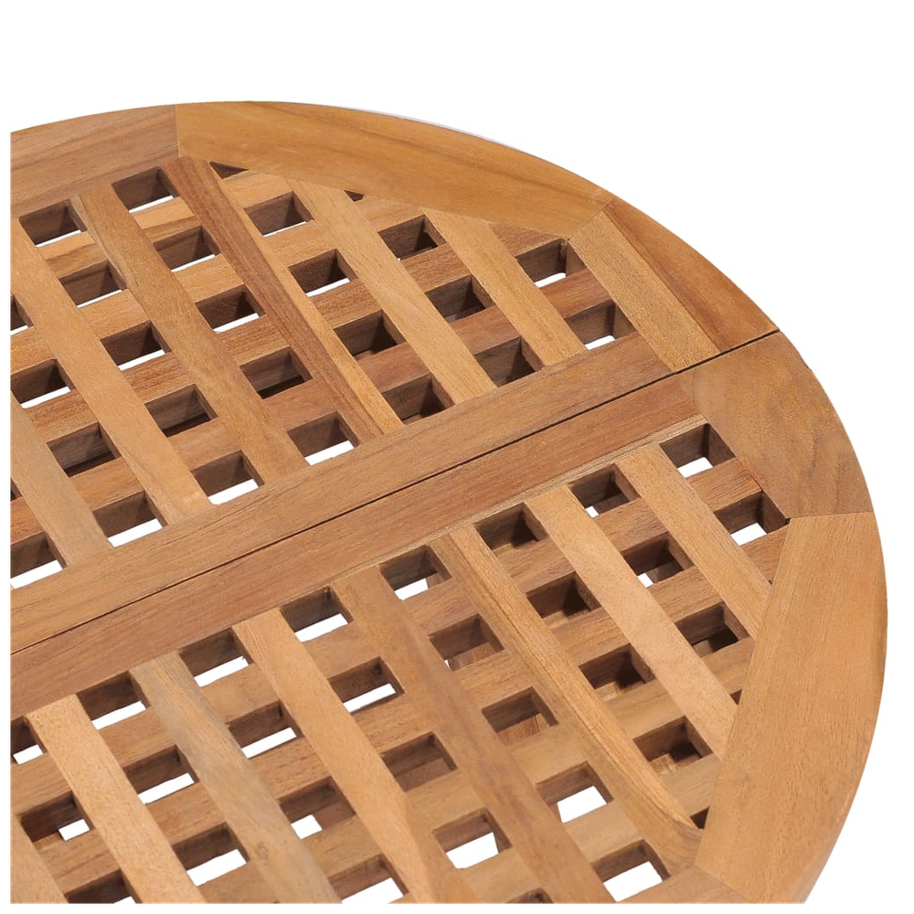 Folding Garden Table vidaXL 50x50x50 cm Solid Teak Wood - Garden Table from vidaXL