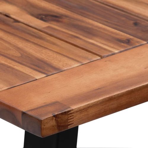 Dining Table Solid Acacia Wood 180x90 cm - Home Symphony
