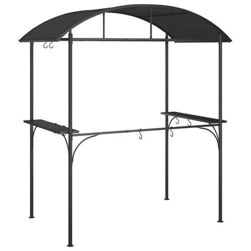 vidaXL BBQ Gazebo 220x115x230 cm Steel Frame with Durable Roof for Outdoor Cooking Enthusiasts - Home Symphony