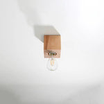 Sollux Lighting Ceiling lamp wood Ariz Scandinavian Design E27 - Ceiling Lights