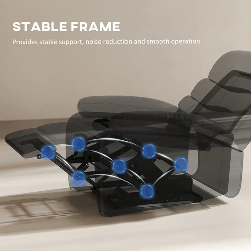 HOMCOM HOMCOM Manual Recliner Chair with Footrest 135 Degrees Ergonomic Design for Comfortable Living Room Relaxation - Recliner