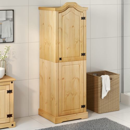 vidaXL Wardrobe Corona 55x52x170 cm Solid Wood Pine - Home Symphony
