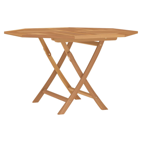 vidaXL Folding Garden Table 110x110x75 cm Solid Wood Teak - Home Symphony
