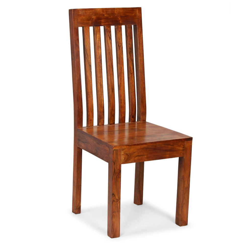 vidaXL Dining Chairs 4 pcs Solid Wood with Sheesham Finish Modern -  from vidaXL
