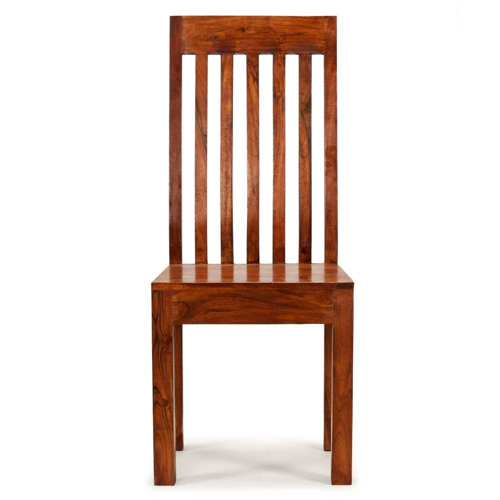 vidaXL Dining Chairs 4 pcs Solid Wood with Sheesham Finish Modern -  from vidaXL