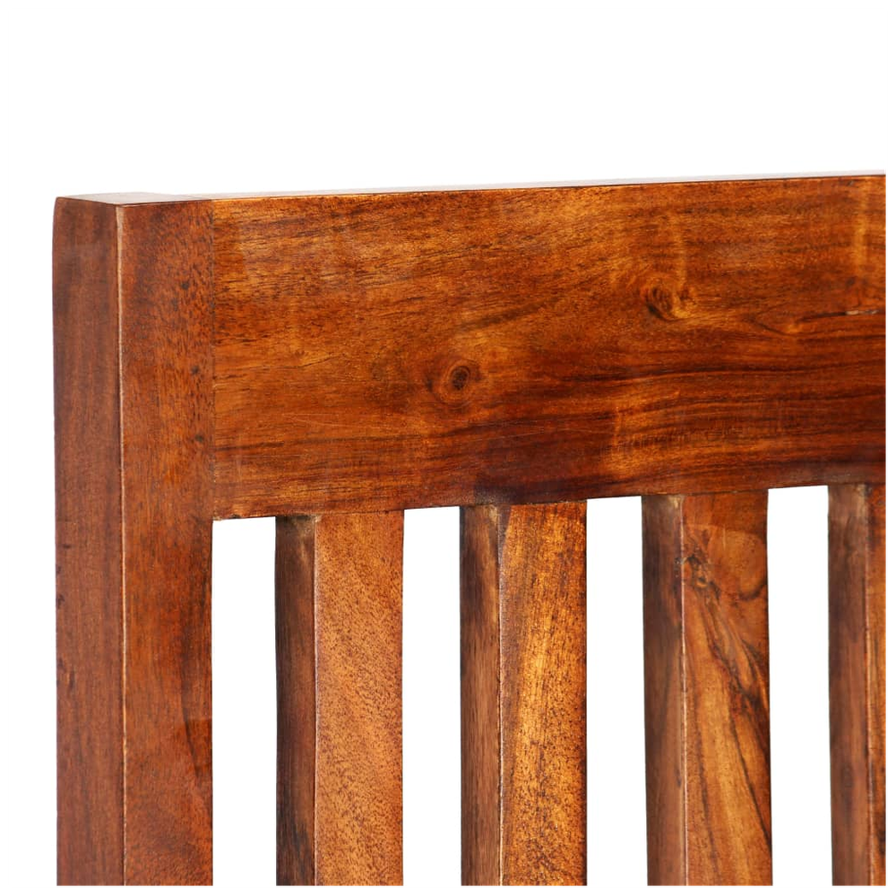 vidaXL Dining Chairs 4 pcs Solid Wood with Sheesham Finish Modern -  from vidaXL