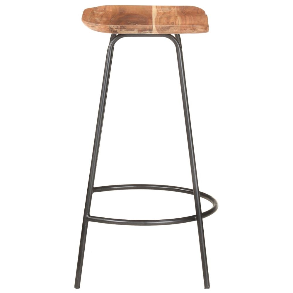 Bar Stools 2 pcs vidaXL Solid Acacia Wood - Bar Stool from vidaXL