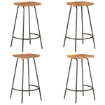 Bar Stools 2 pcs vidaXL Solid Acacia Wood - Bar Stool from vidaXL