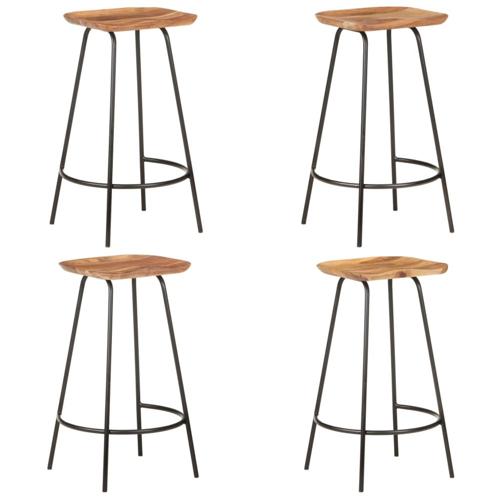 Bar Stools 2 pcs vidaXL Solid Acacia Wood - Bar Stool from vidaXL