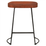 Gavin Bar Stools 2 pcs vidaXL 45x38x53 cm Solid Wood Mango - Bar Stool from vidaXL