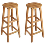 Bar Chairs 2 pcs vidaXL Solid Acacia Wood - Bar Stool from vidaXL