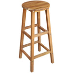 Bar Chairs 2 pcs vidaXL Solid Acacia Wood - Bar Stool from vidaXL