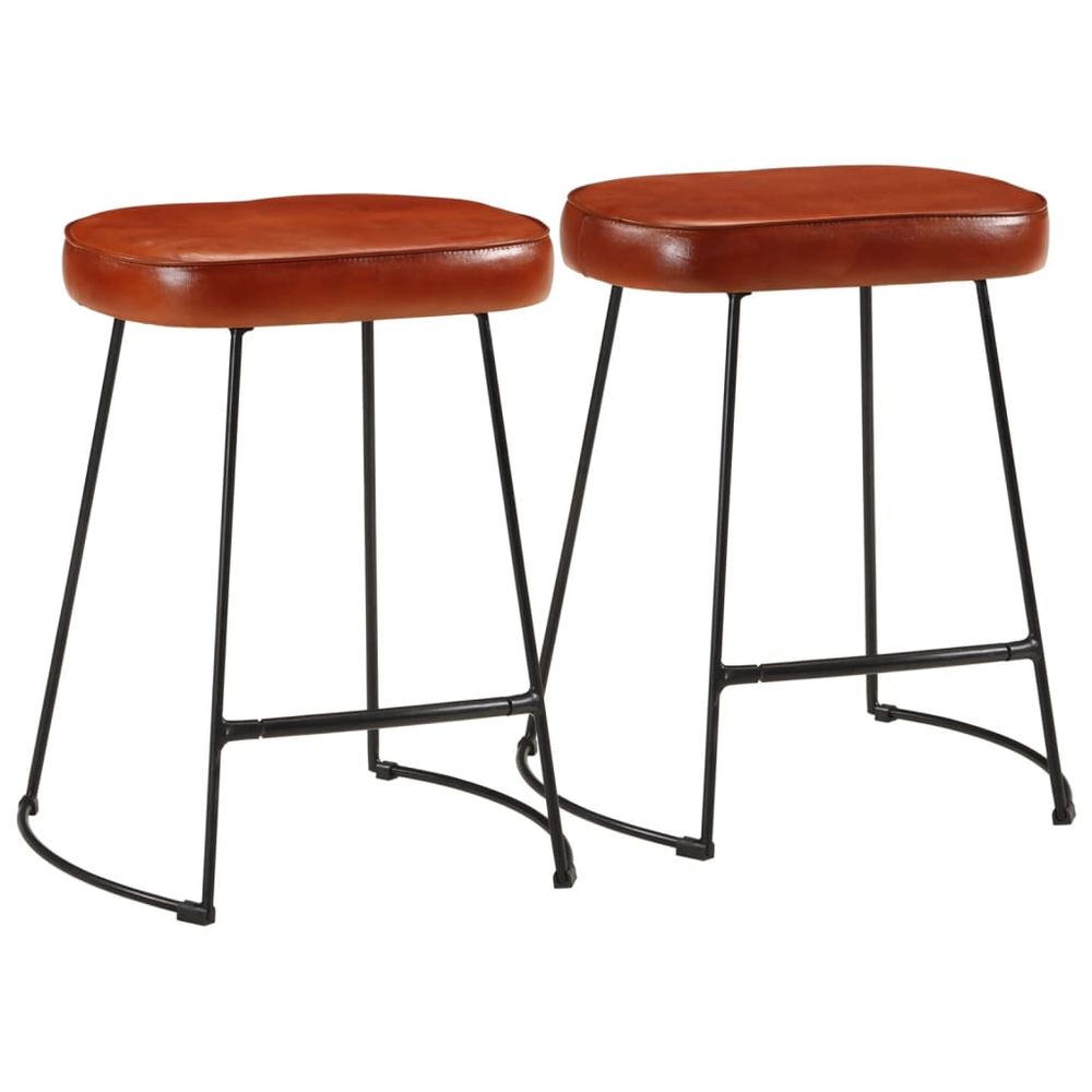 Bar Stools 2 pcs vidaXL Dark Brown 40x29.5x53 cm - Bar Stool from vidaXL