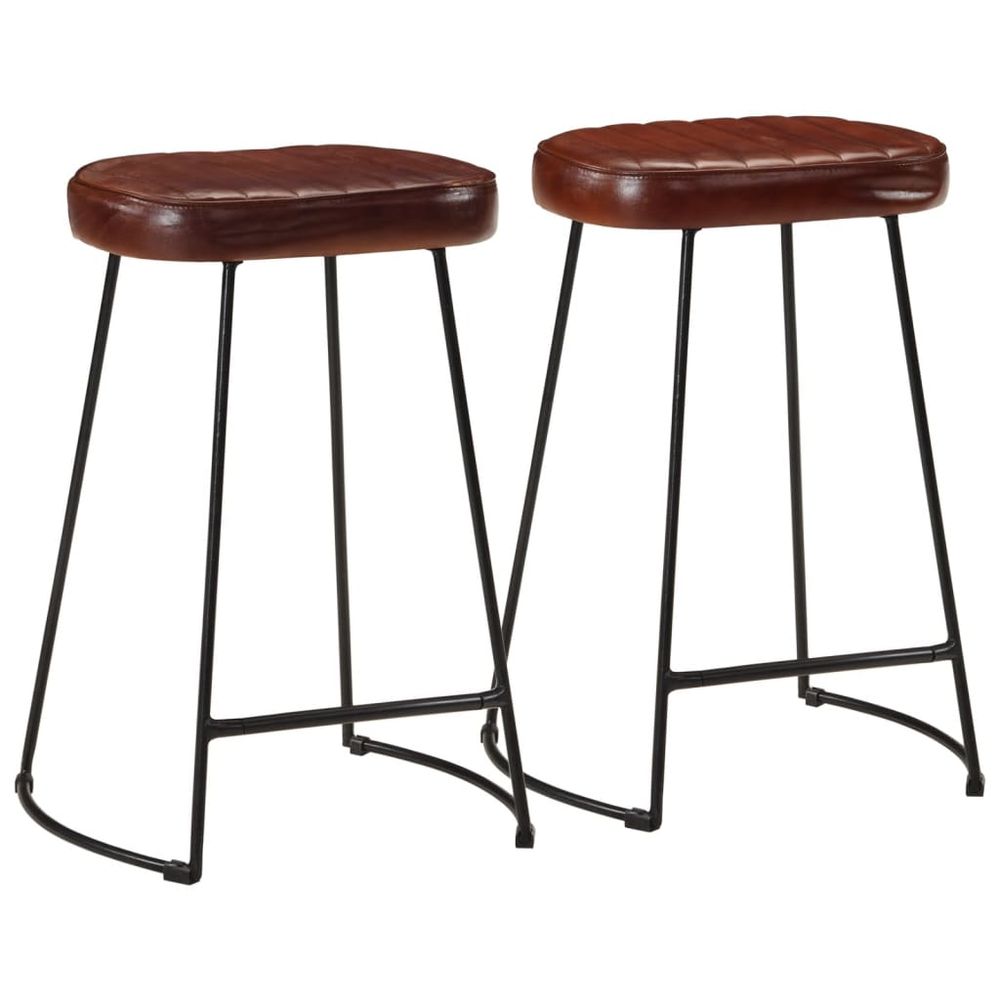 Bar Stools 2 pcs vidaXL Dark Brown 41x29x62 cm - Bar Stool from vidaXL