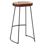 Bar Stools 2 pcs vidaXL Dark Brown 44x37.5x78 cm - Bar Stool from vidaXL