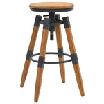Bar Stools 2 pcs vidaXL Solid Fir Wood - Bar Stool from vidaXL