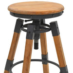 Bar Stools 2 pcs vidaXL Solid Fir Wood - Bar Stool from vidaXL