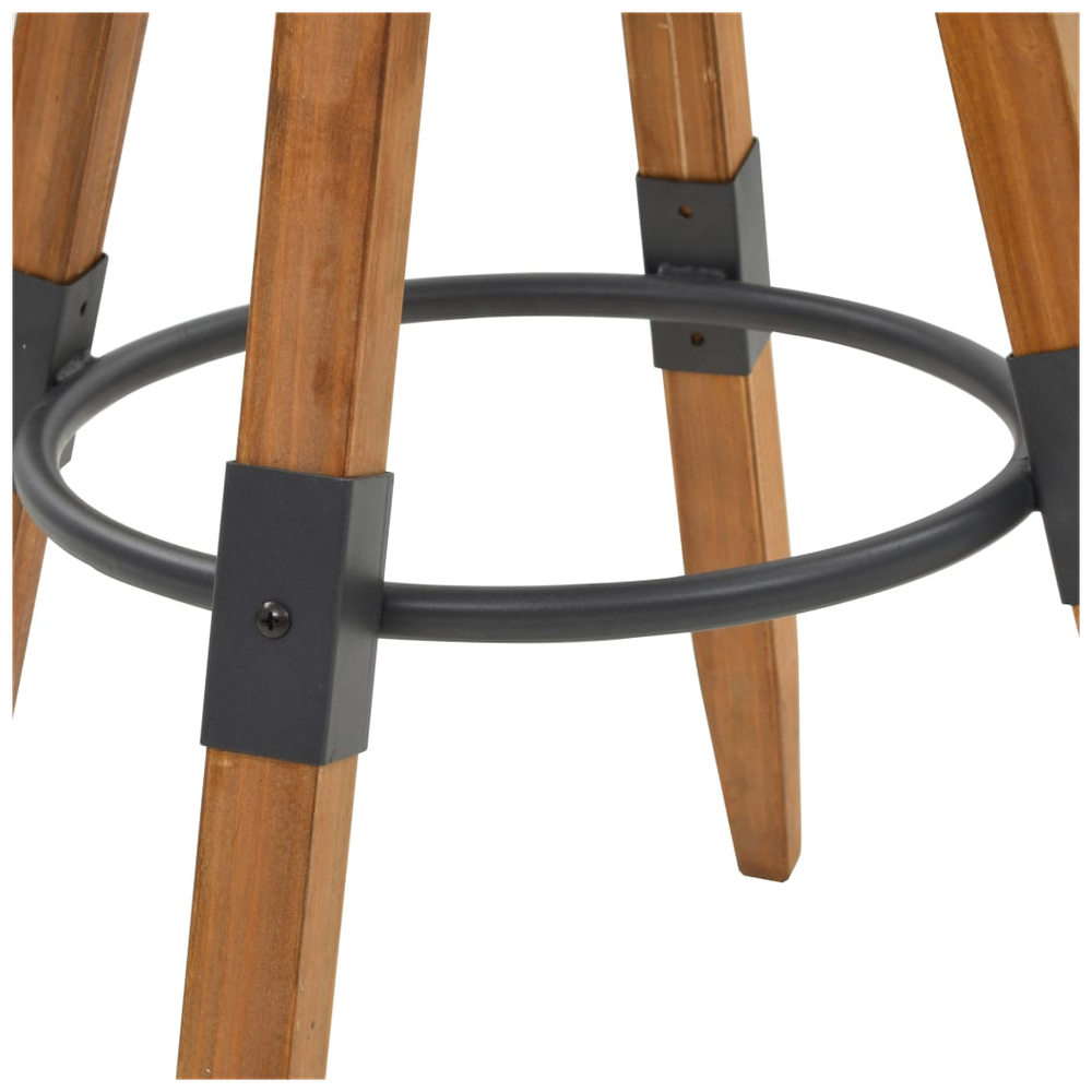 Bar Stools 2 pcs vidaXL Solid Fir Wood - Bar Stool from vidaXL