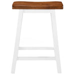 Bar Stools 2 pcs vidaXL Solid Wood - Bar Stool from vidaXL