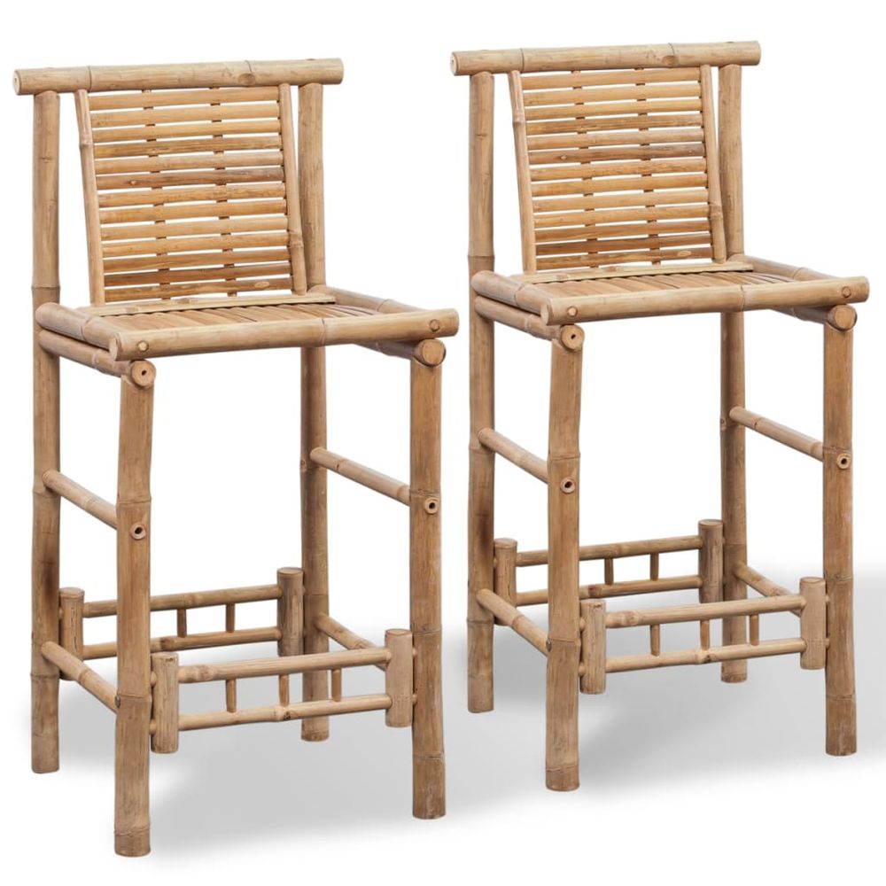 Bar Stools vidaXL 2 pcs Bamboo - Bar Stool from vidaXL