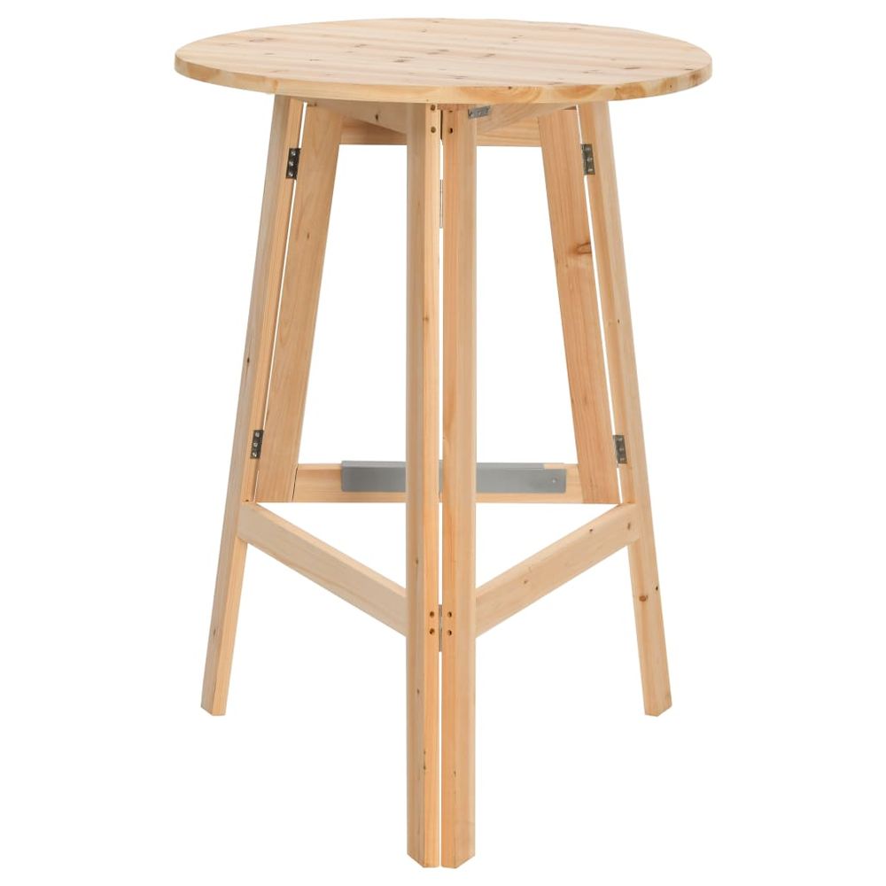 Foldable Bar Table 78 cm Fir Wood vidaXL - Bar Stool from vidaXL