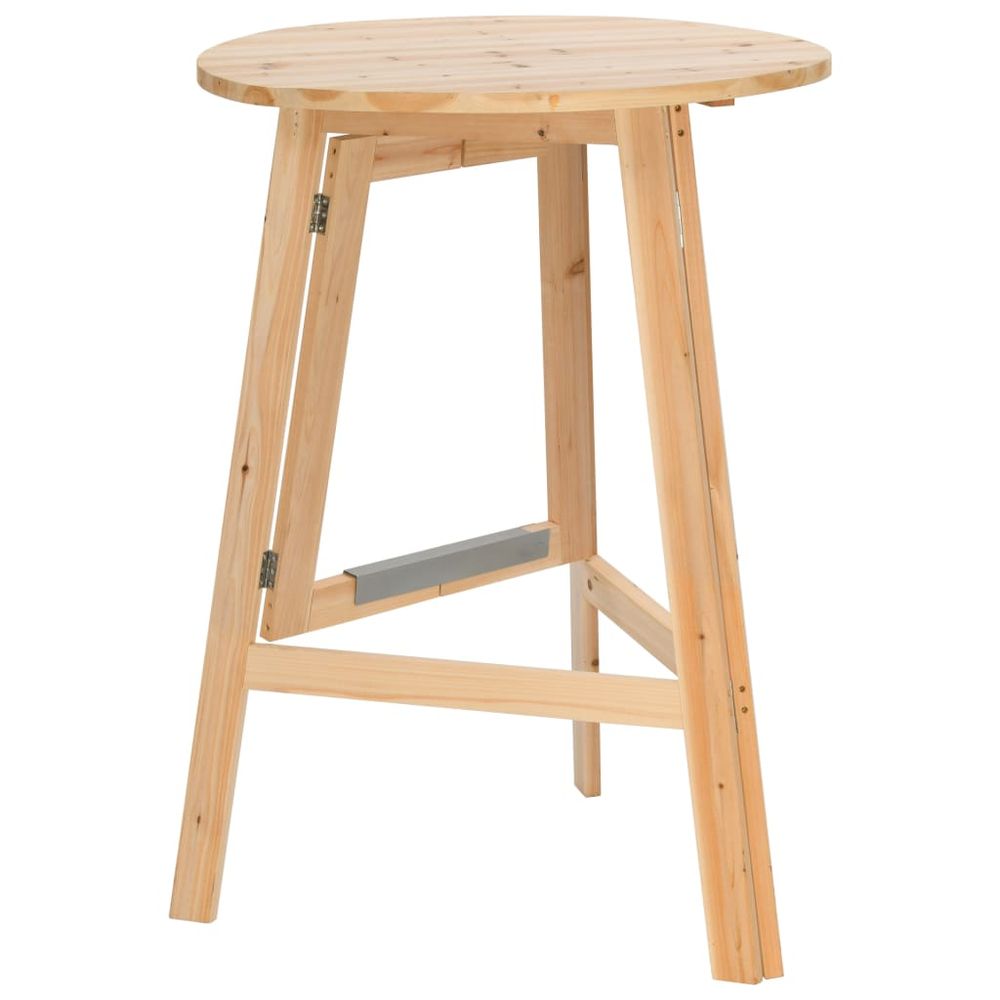 Foldable Bar Table 78 cm Fir Wood vidaXL - Bar Stool from vidaXL