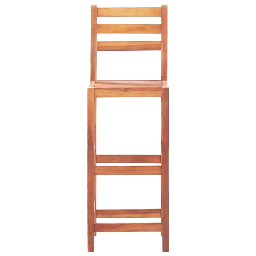 Bar Chairs 2 pcs vidaXL Solid Acacia Wood - Bar Stool from vidaXL