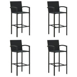 Bar Stools 2 pcs vidaXL Brown Poly Rattan - Bar Stool from vidaXL