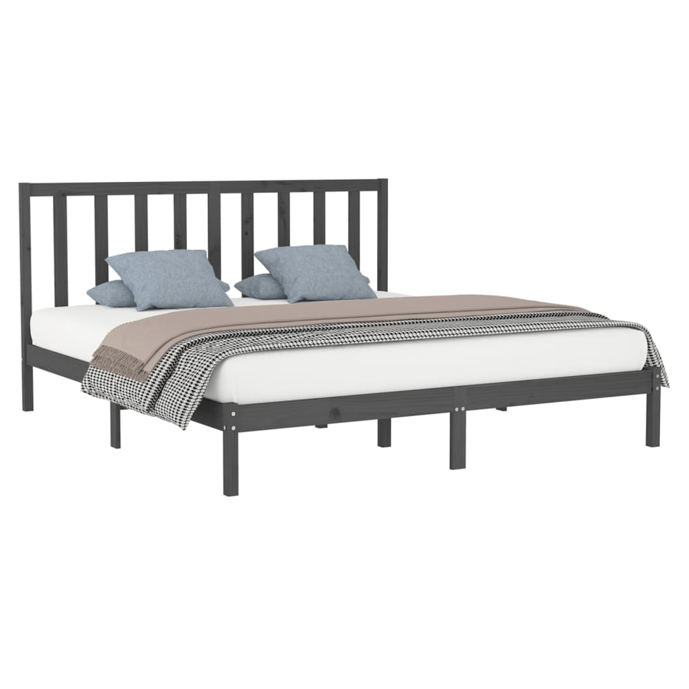 Bed Frame vidaXL Solid Wood 120x200 cm - Bed Frames from vidaXL