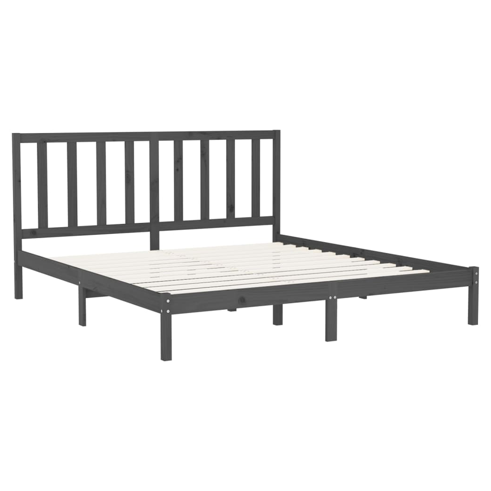 Bed Frame vidaXL Solid Wood 120x200 cm - Bed Frames from vidaXL