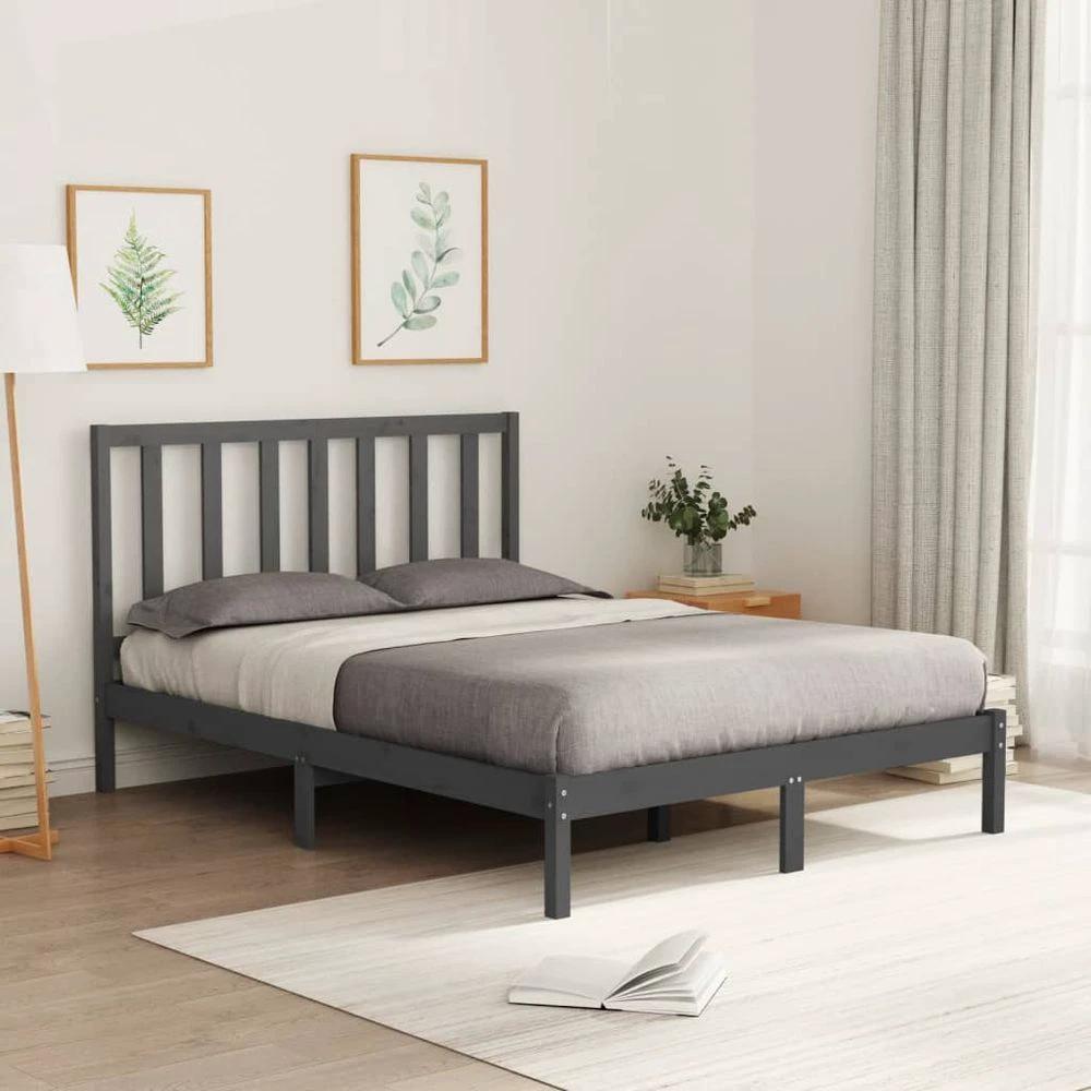 Bed Frame vidaXL Solid Wood 120x200 cm by vidaXL