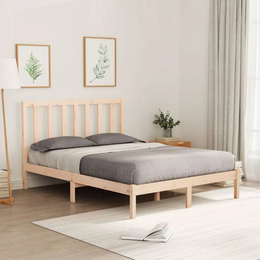 Bed Frame vidaXL Solid Wood 120x200 cm by vidaXL