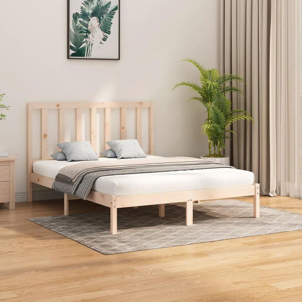 Bed Frame vidaXL Solid Wood 120x200 cm by vidaXL