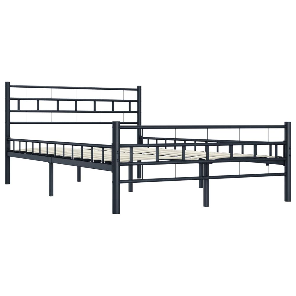 Bed Frame Black Metal 120x200 cm vidaXL - Bed Frames from vidaXL