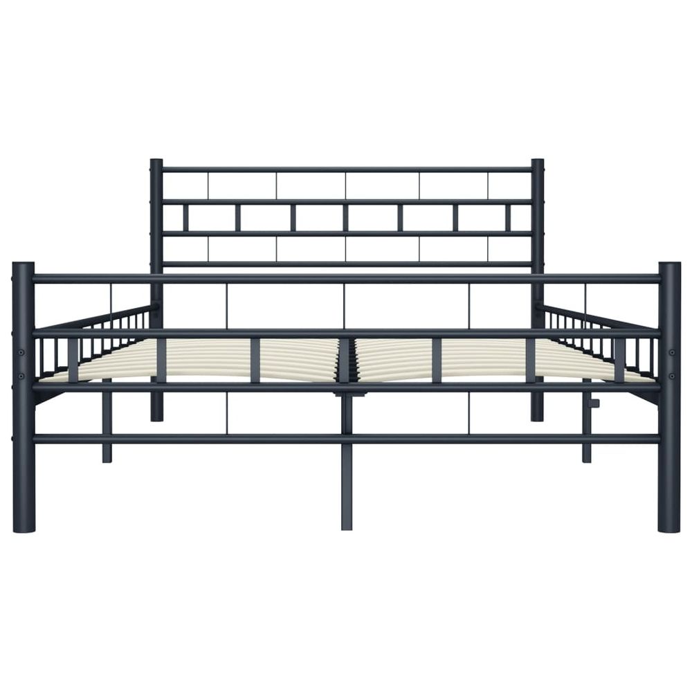 Bed Frame Black Metal 120x200 cm vidaXL - Bed Frames from vidaXL