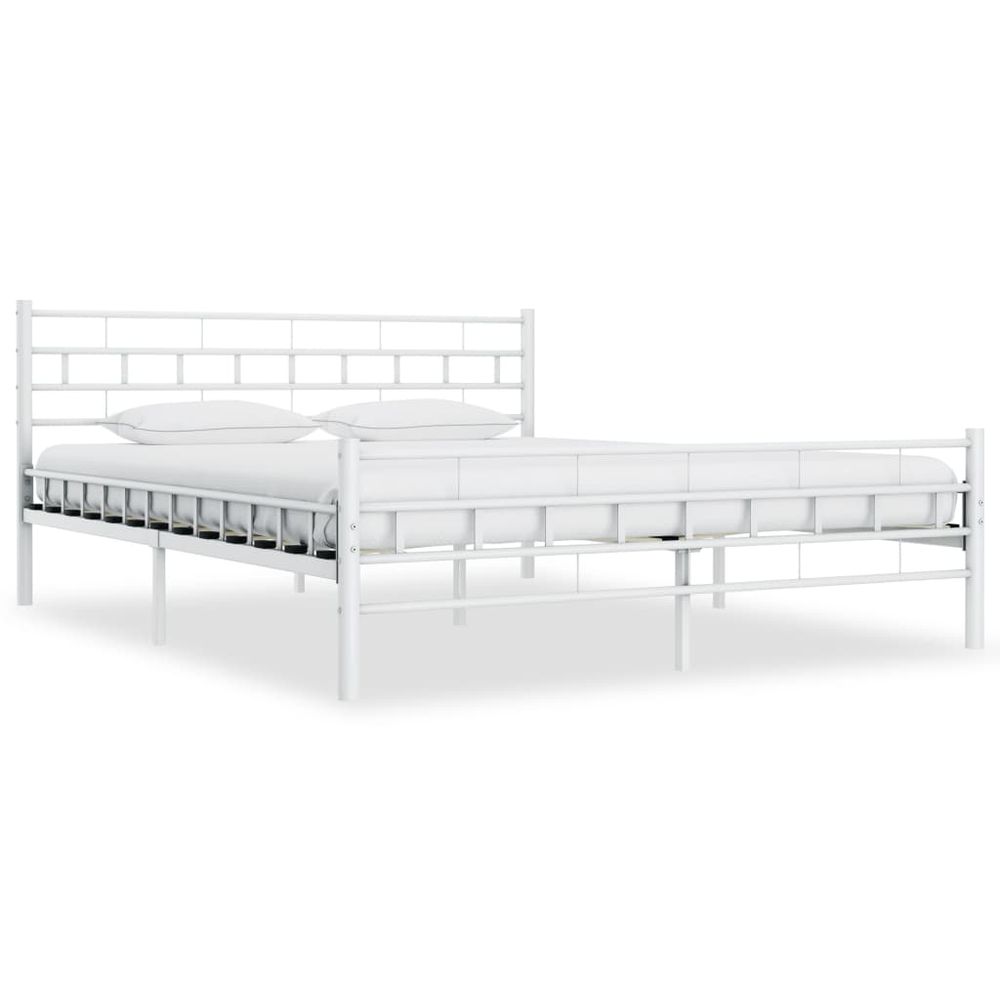 Bed Frame Black Metal 120x200 cm vidaXL - Bed Frames from vidaXL