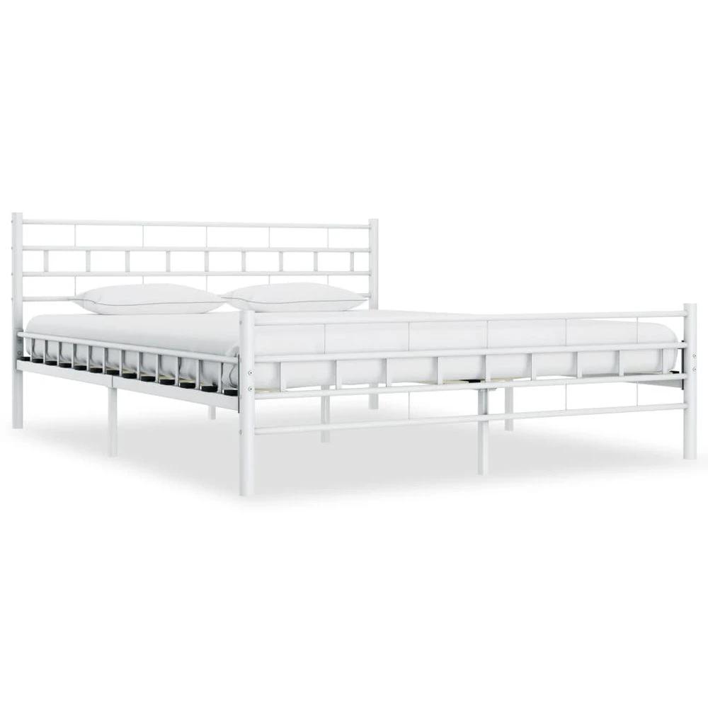vidaXL Bed Frame Black Metal 120x200 cm vidaXL - Uncategorized Bed Frames
