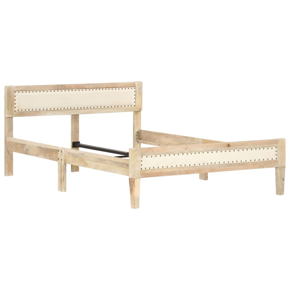 Bed Frame Solid Mango Wood - Bed Frames from vidaXL